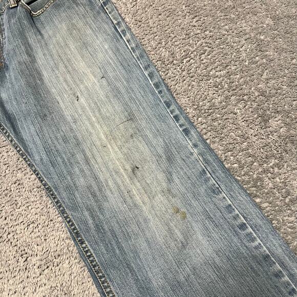 Levis Jeans Mens 34x32 Blue 559 Relaxed Straight Workwear Distressed Baggy - Picture 5 of 13